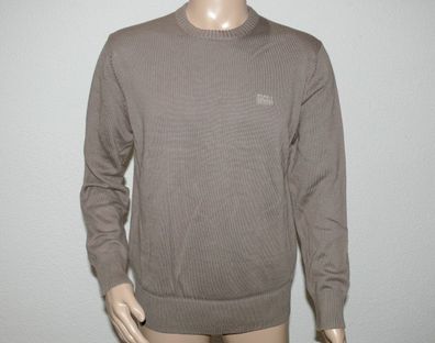 Esprit DECORP N32300 Herren Pullover Rundhals Pulli 100% Cotton 40° Grau Gr L