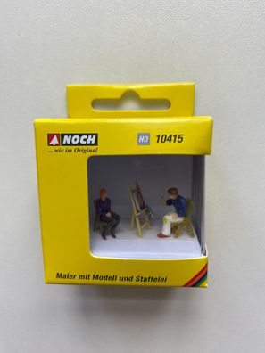 Noch 10415 Maler mit Modell und Staffelei, 3D Figuren H0 (1:87)