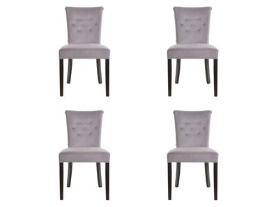 4x Design Polster Sitz Stühle Stuhl Seht Garnitur Sessel Lounge Club Set Largo