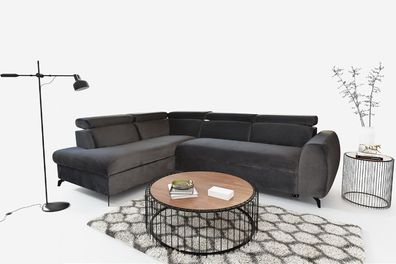 Sofa Ecksofa Wohnlandschaft L-Form Designersofa Luxus Ecksofas Stoffsofa Textil