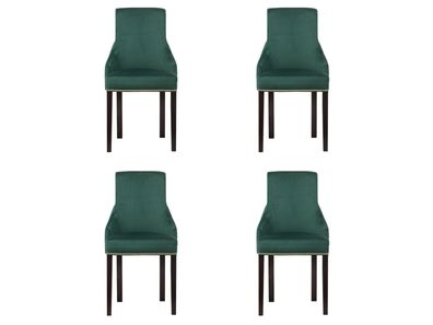 4x Design Polster Sitz Stühle Stuhl Seht Garnitur Sessel Lounge Club Set Karcz