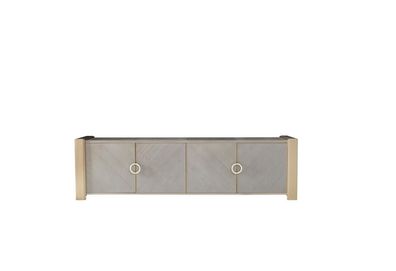 Design Kommode Schrank Anrichte Holz Möbel Kommoden Konsolen 220cm Schränke Neu