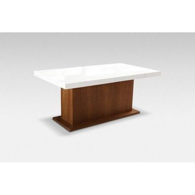 Säulen Tisch Esstisch Esstische Tische 160/240cm Büro Design Holz Konferenztisch
