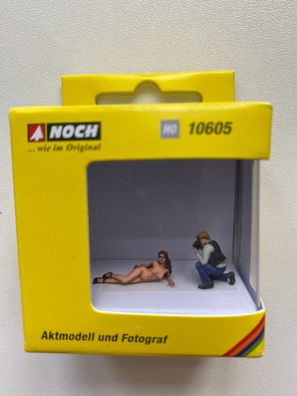 Noch 10605 Aktmodell und Fotograf, 3D Figuren H0 (1:87)