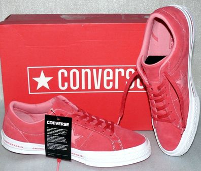 Converse 159815C ONE STAR OX Suede Leder Schuhe Sneaker 42 46,5 Paradise Pink We