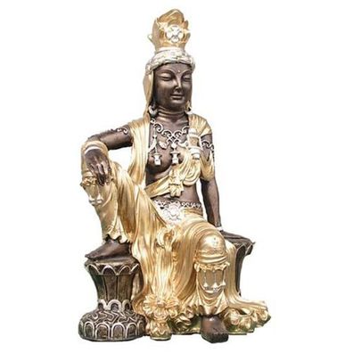 Statue Buddhismus Kwan-Yin Guan Yin Bodhisattva Skulptur Statuen Figur 65 cm Neu