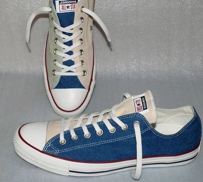 Converse 163966C CTAS OX Denim Schuhe Sneaker Boots 46,5 48 Navy Vintage White