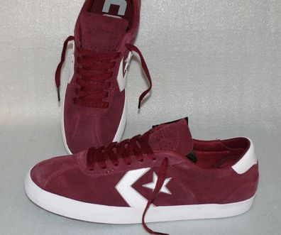 Converse 159697C Breakpont PRO OX Suede Leder Schuhe Sneaker 42,5 Deep Bordeaux