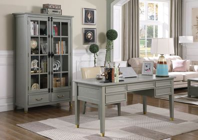 Büro Schreibtisch Sessel Schreibtische Tisch Holz Stuhl Set Möbel Zimmer 2tlg