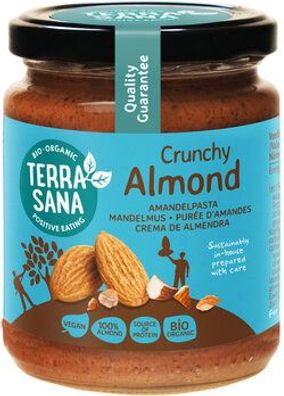 TerraSana 3x Mandelmus Crunchy 250g