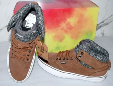 Vans Atwood HI ALL Weather MTE Suede RAU UP Leder Schuhe Sneaker 42 Braun White