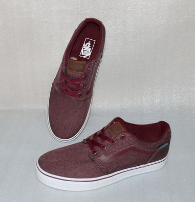 Vans Chapman Stripe S18 Canvas Herren Schuhe Freizeit Sneaker 42 US9 SJ038 Bordo