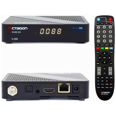 Octagon SX88 SE V2 HD H.265 S2 + IP Linux Receiver