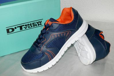 D.T New York B372443 Ultra Mesh Schuhe Super Lite Sport Sneaker 40 44 Navy WHT