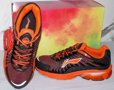 Lining B351 Lowcut Sport Schuhe Running Atmungsaktive Sneaker 39 43 Black Orange