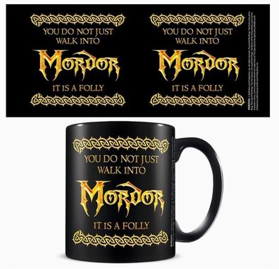 Tasse Der Herr der Ringe - Walk into MORDOR Kaffee Tee Becher Lord of the Rings