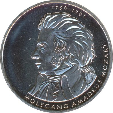 BRD 10 Euro 2006 D Wolfgang Amadeus Mozart Silber*