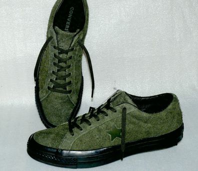 Converse 163812C ONE STAR OX Suede Leder Schuhe Sneaker Boots 46 Utility Green