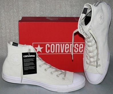 Converse 157519C ALL STAR CTAS HI Suede Leder Schuhe Sneaker Boots 48 Buff White