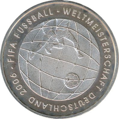 BRD 10 Euro 2005 A FIFA Fussball-WM 2006 Silber*