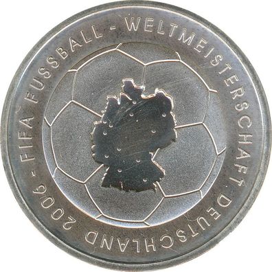 BRD 10 Euro 2003 A FIFA Fussball-WM 2006 Silber*