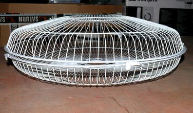 1365 Ersatz Metall Schutzgitter Ø 43cm Ventilator Lüfter Gitter 2Tlg Weiß