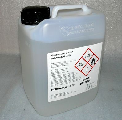 CBM Antibakterieller Handreiniger Händedesinfektion DGHM geprüft 5L Schnell rei