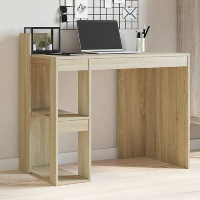 Schreibtisch Sonoma-Eiche 103,5x56,5x94 cm Holzwerkstoff