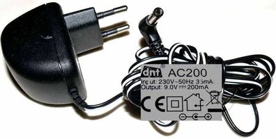 DNT Netzteil 9V 200mA Netzstecker Netzstecker Stromadapter 3,5-1,9mm Hohlstecker