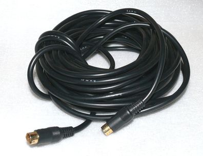 Hama 5m Qualität Advanced S-Video Kabel Mini DIN Stecker S Video S VHS 4 polig