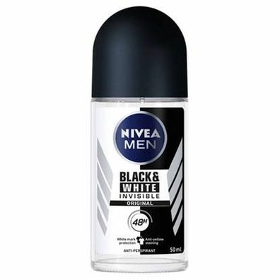 Nivea Men Invisible For Black White Power Deodorant Roller