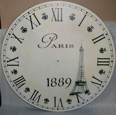 L. Dake en Zn Paris Clock Wand uhr uhrengehäuse Zifferblatt z. selber bauen 68cm