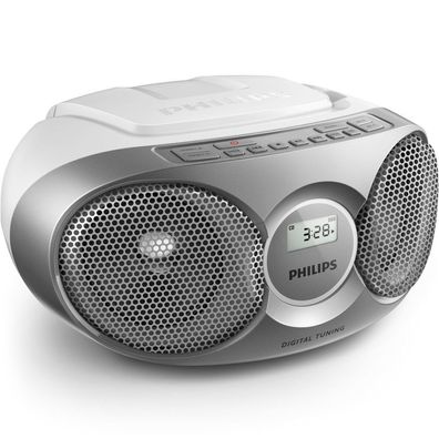 Philips AZ215S/12 Radio/CD Speler Zilver