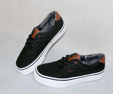 Vans ERA 59 K'S Canvas Kinder Schuhe Sneaker 31 UK13 C&L Black Braun True White