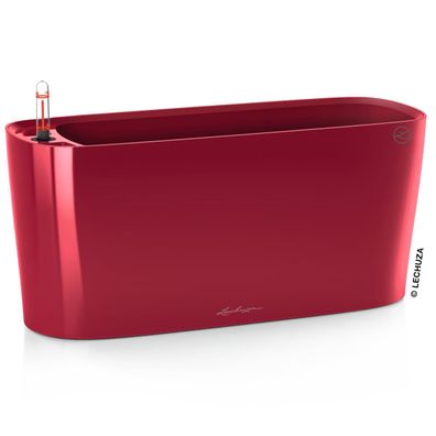 LECHUZA® Pflanzgefäße DELTA 20 Scarlet rot hochglänzend All-in-One