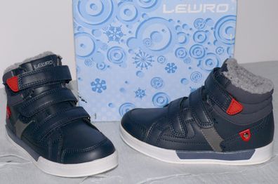 Lewro 2264015487 Custos 2 Hi Winter Schuhe Klettverschluss Sneaker 29 Navy