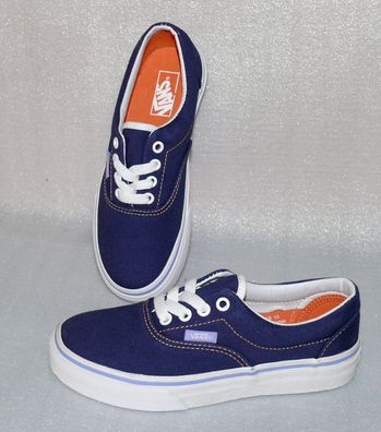 Vans Era POP K'S Canvas Schuhe Kinder Sneaker Gr 31 UK13 Patriot Blue Melon Weiß