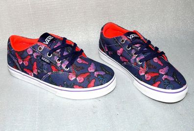 Vans Winston Butterfly Z'S Canvas Schuhe Boots Sneaker 31 Navy Rot Weiß LC381