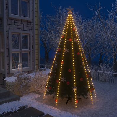 Weihnachtsbaum-Lichternetz mit 400 LEDs 400 cm