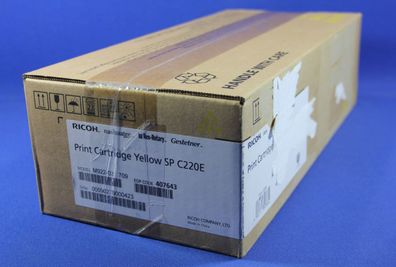 Ricoh 407643 Toner Yellow -B