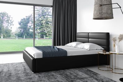 Bettrahmen Holz Design Doppel Hotel Modern Bett Schlafzimmer Betten Polsterbett