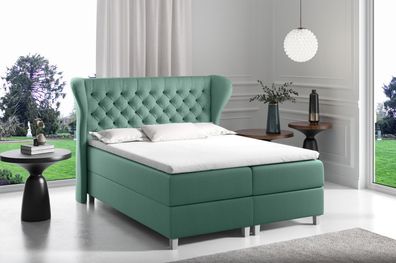 bett chesterfield box spring möbel betten king size samt hotel neu schlafzimmer