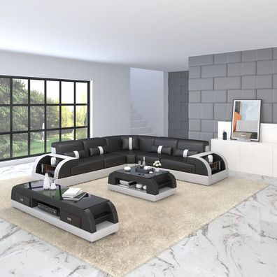 Designer Sofa Couch Polster Wohnlandschaft Ecksofa Ecksofa L Form Eckgarnitur