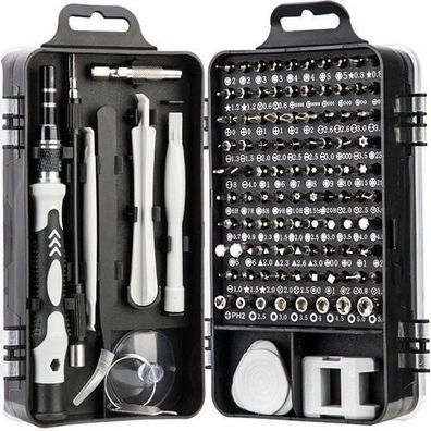 Schraubendreher Set 115 Teilig Stahl 98 Bits Professional Reparatursatz Retoo