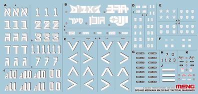 MENG-Model 1:35 SPS-003 Merkava Mk.3D/BAZ Tactical