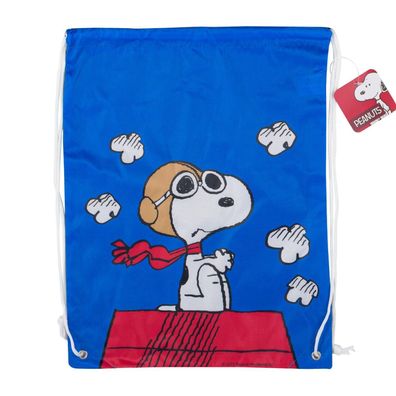 Turnbeutel Peanuts Snoopy: The Flying Ace Fliegerass Umhängetasche 45x35 cm