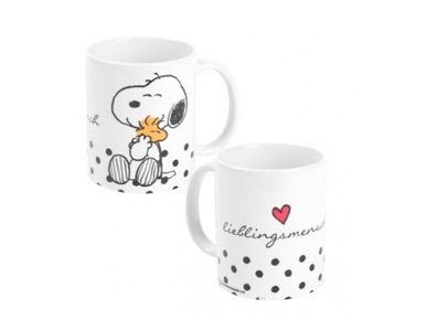 Peanuts Tasse Snoopy Lieblingsmensch - Keramik Kaffee Tee