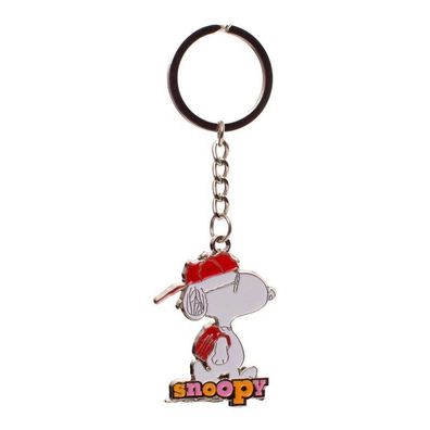 Peanuts - Snoopy Schlüsselanhänger Metall 10 cm Joe Cool Woodstock Charlie Brown