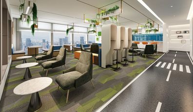 Telefon Zelle Gepolsterte Trennwand Gepolsterte Möbel Einrichtung Büro Office