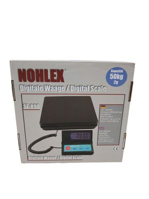 Nohlex Paketwaage 50kg / 2g. Plattformwaage Briefwaage. Robust und zuverlässig